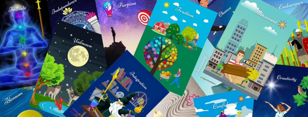 VARIOUS functional tarot cards